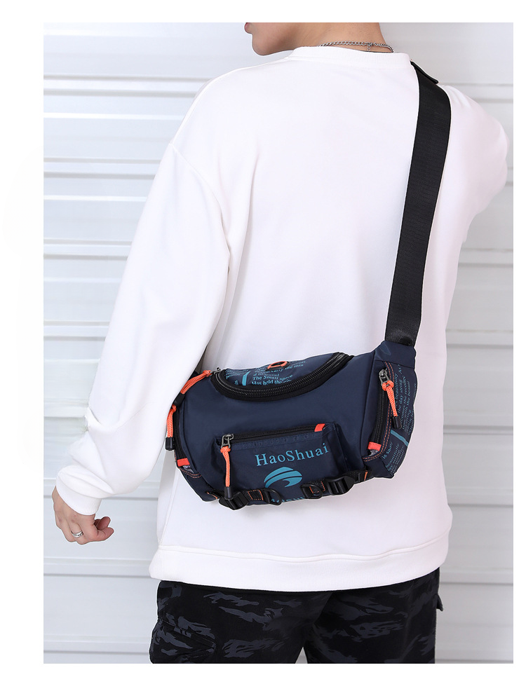 Multi-functional Outdoor Fanny Pack Sports Men's Shoulder Messenger Bag Waterproof Waist Bag
