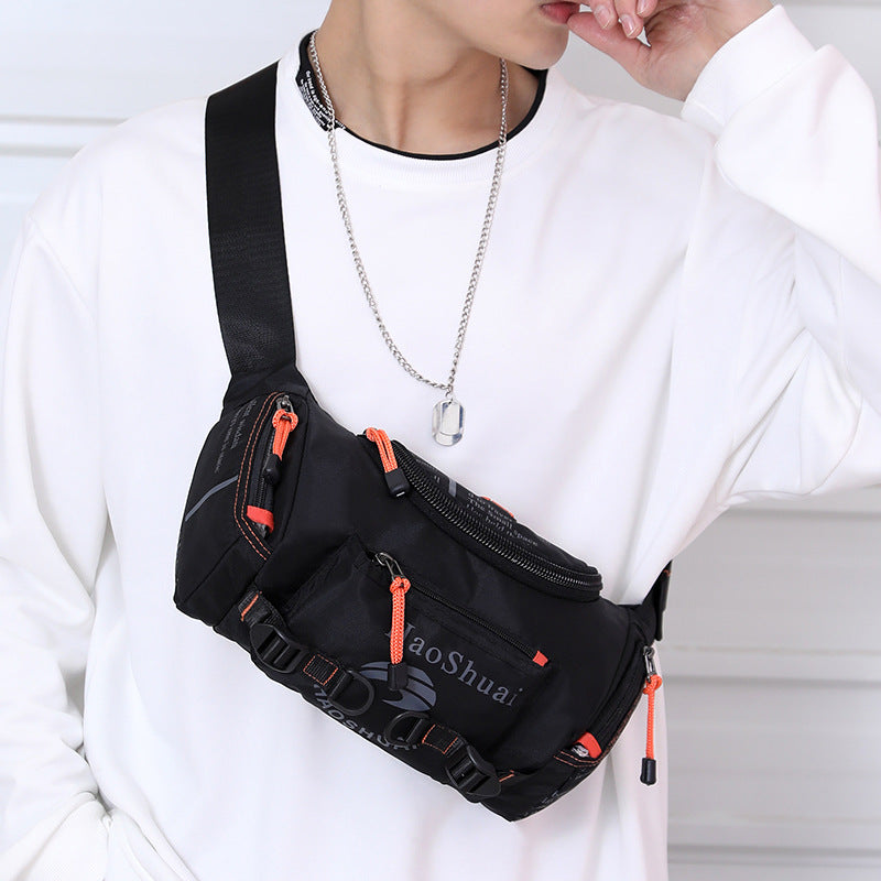Multi-functional Outdoor Fanny Pack Sports Men's Shoulder Messenger Bag Waterproof Waist Bag
