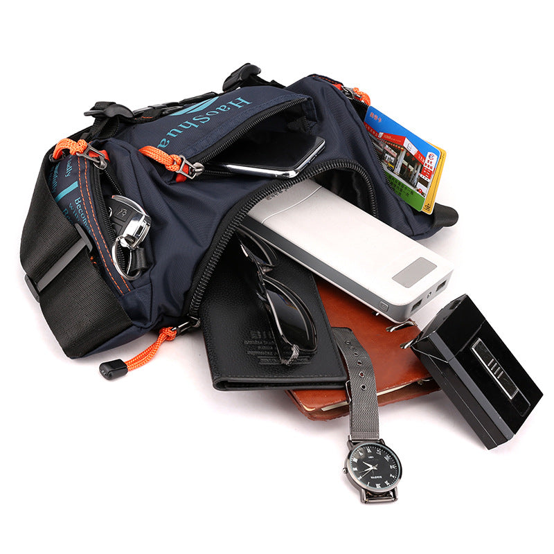 Multi-functional Outdoor Fanny Pack Sports Men's Shoulder Messenger Bag Waterproof Waist Bag