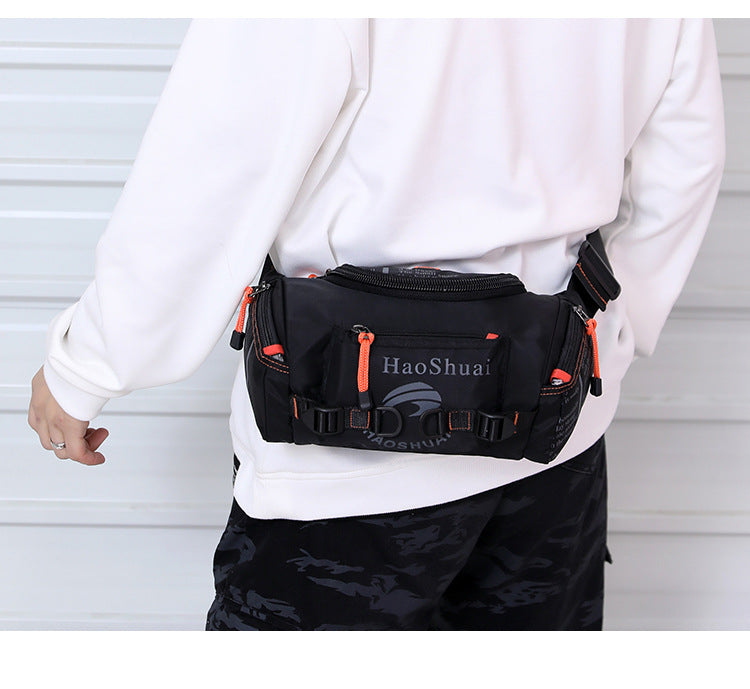 Multi-functional Outdoor Fanny Pack Sports Men's Shoulder Messenger Bag Waterproof Waist Bag