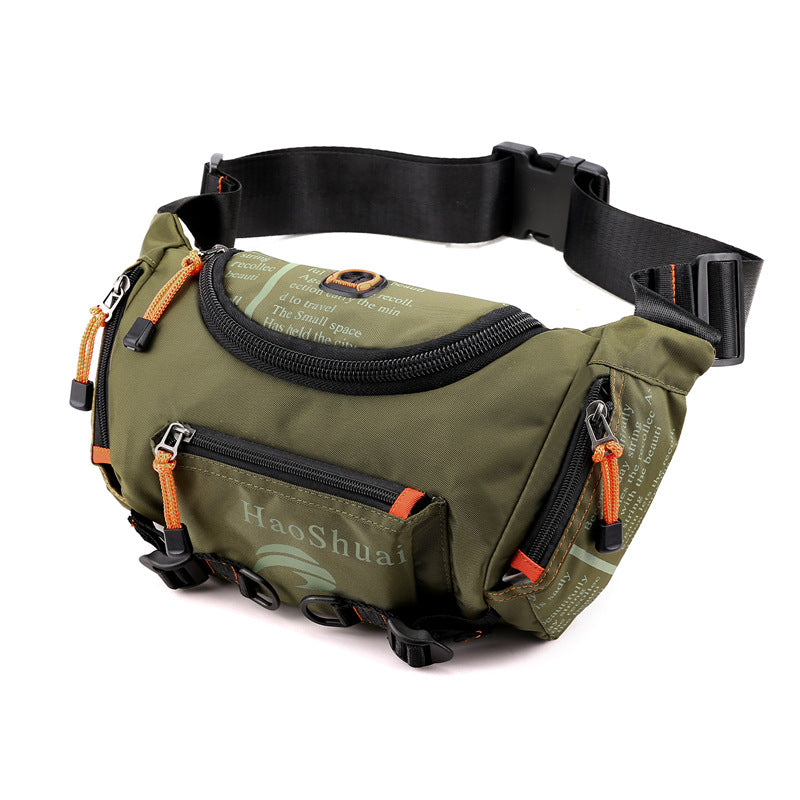 Multi-functional Outdoor Fanny Pack Sports Men's Shoulder Messenger Bag Waterproof Waist Bag