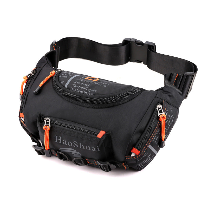 Multi-functional Outdoor Fanny Pack Sports Men's Shoulder Messenger Bag Waterproof Waist Bag