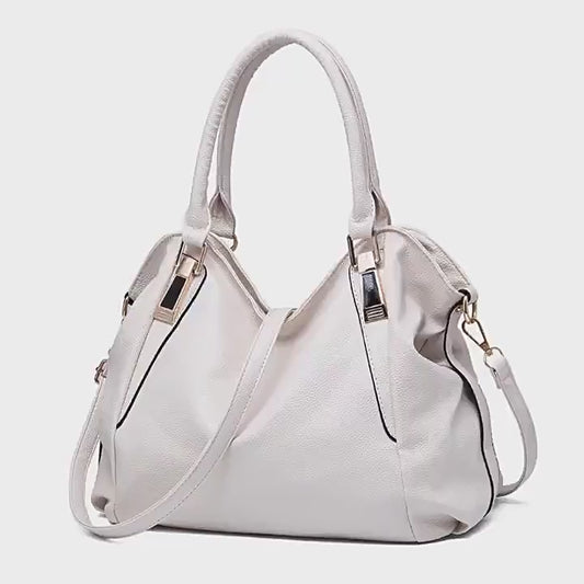 Fashionable Soft Leather Handbag, Large Capacity Women's Bag, Single Shoulder Crossbody Bag