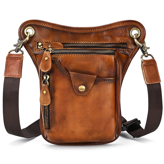 Men's Purse Full-grain Cowhide Layer Phone Bag