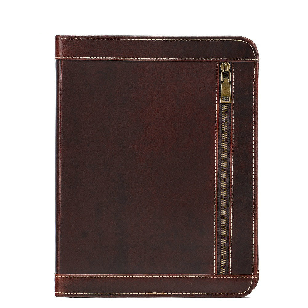 Genuine Leather Ipad Bag Men's Handbag Retro Crazy Horse Leather Ipadcover