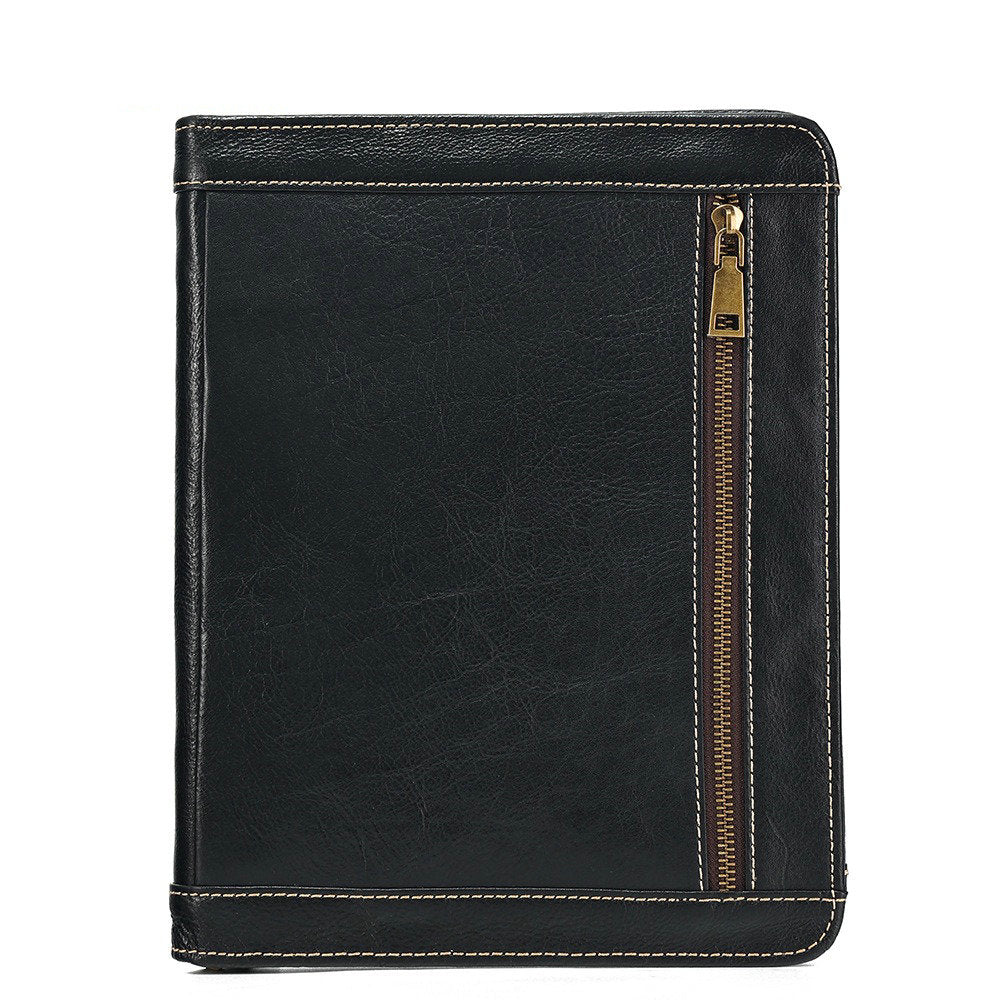 Genuine Leather Ipad Bag Men's Handbag Retro Crazy Horse Leather Ipadcover