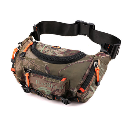 Multi-functional Outdoor Fanny Pack Sports Men's Shoulder Messenger Bag Waterproof Waist Bag