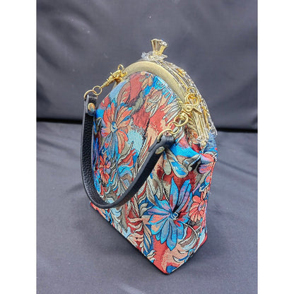 Women's Tapestry Clasp Purse Pure handmade boutique fashion handbag