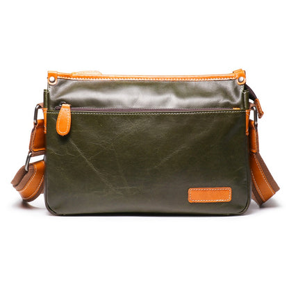 Full-grain Cowhide Shoulder Bag Messenger Bag