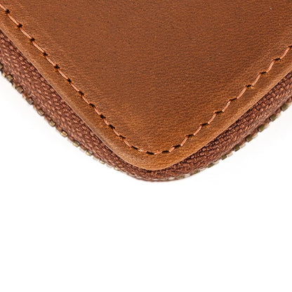 Large-capacity Cowhide Short Wallet Leather Card Holder