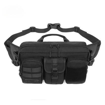 Men's Waist Bag Outdoor Waterproof Crossbody Bag Multifunctional Large Capacity Motorcycle Belt Bag