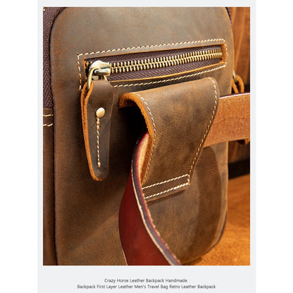 Top-grain Leather Men's Bag Leather Messenger Bag Shoulder Bag