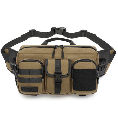 Men's Waist Bag Outdoor Waterproof Crossbody Bag Multifunctional Large Capacity Motorcycle Belt Bag