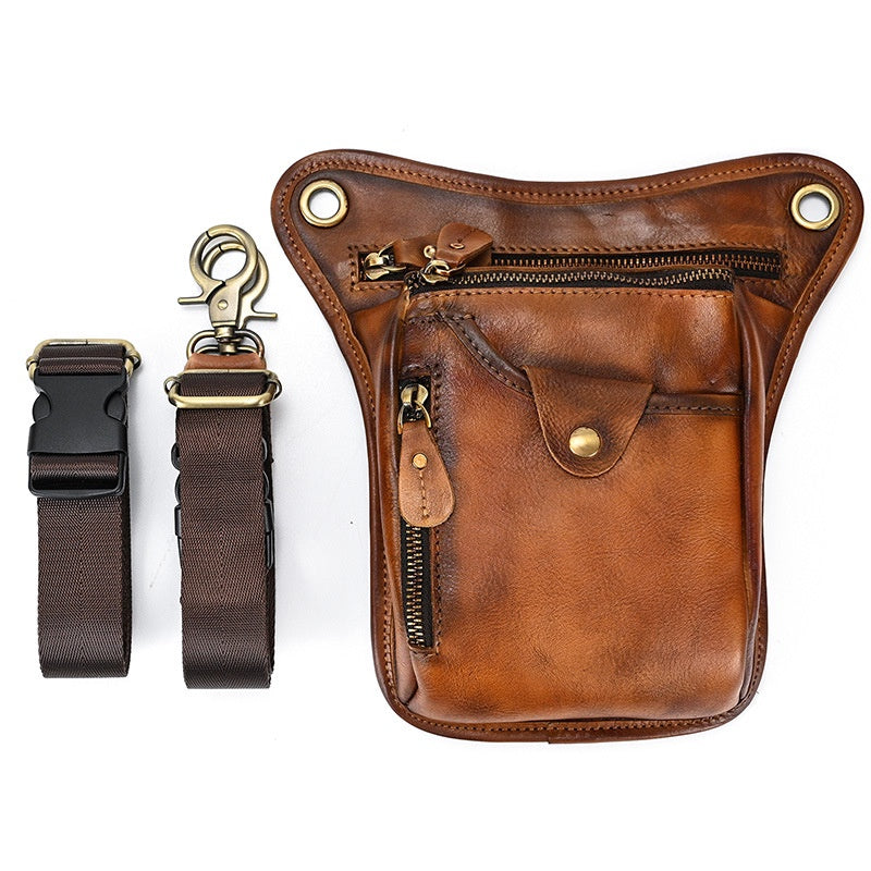 Men's Purse Full-grain Cowhide Layer Phone Bag