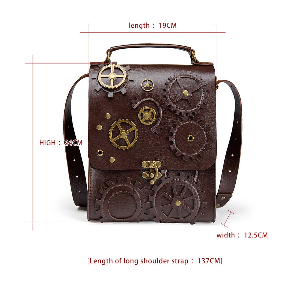 New bag retro style women's single shoulder crossbody bag handbag