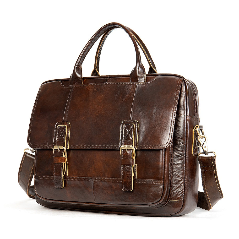 Leather Men's Bag Crossbody Bag Men's Cowhide Handbag