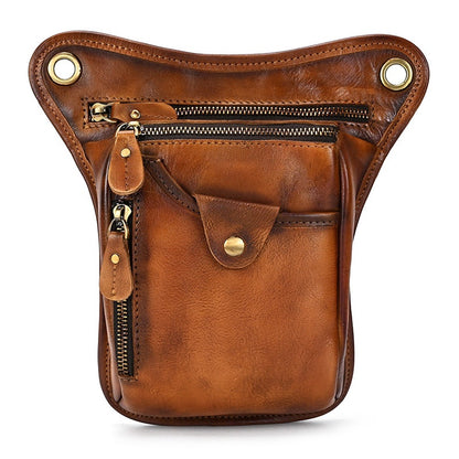 Men's Purse Full-grain Cowhide Layer Phone Bag